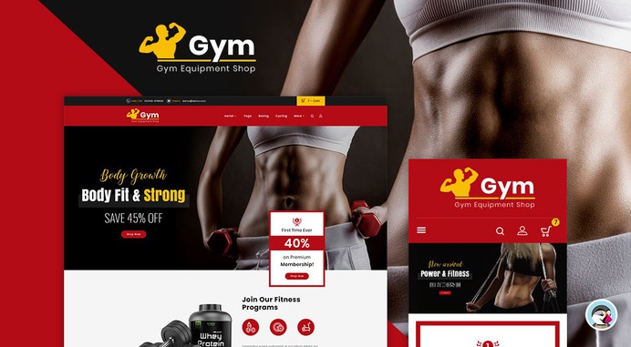 #Gym - #Equipment Shop - #Prestashop #Responsive #Theme | #TemplateTrip #eCommerce #Website #Design #Template