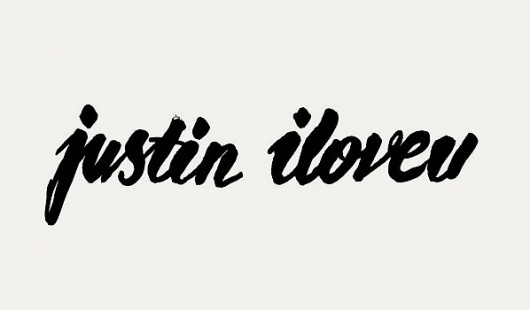 Justin : Survival Mode #jan #osmycki #estrada #typography