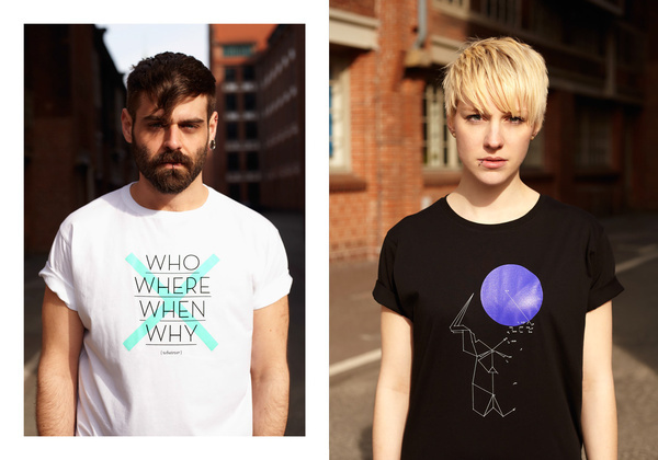 NATRI - Unisex T-Shirt Collection - Lookbook - www.natri.de #modern #print #design #shirt #minimal #fashion #type #typography