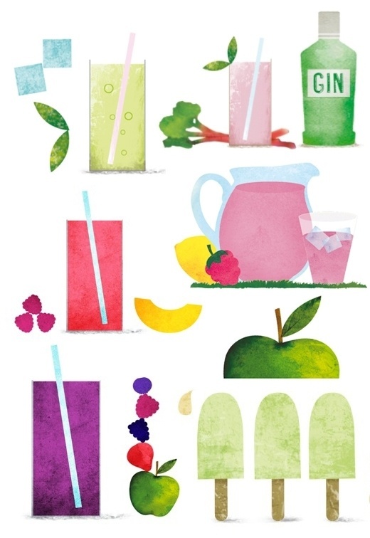 Sara Strand › Graphic Designer #beverage #illustration #fruit