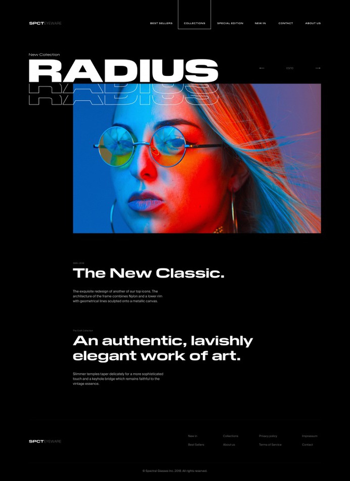 Radius Layout Experiment