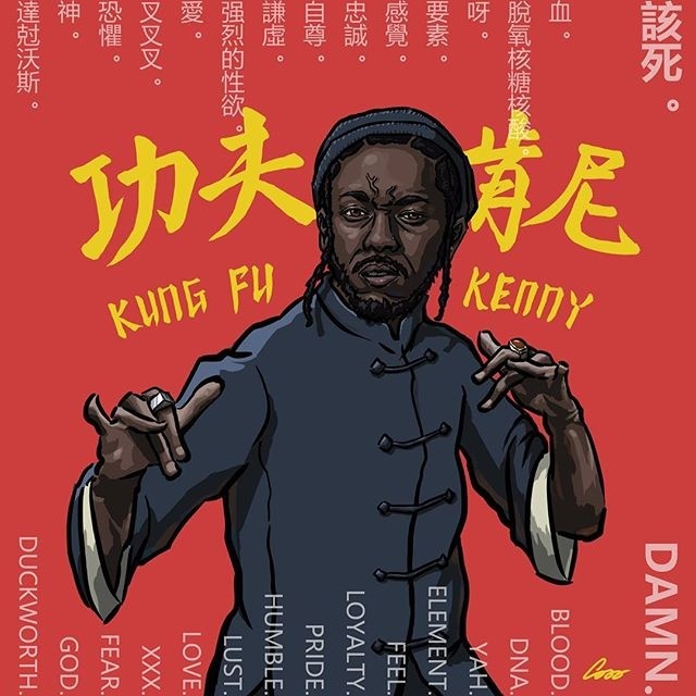 New Kung Fu Kenny! #kungfukenny #kendricklamar @kendricklamar