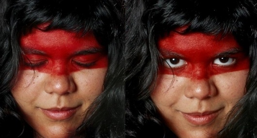 401102_306342349426611_100001525459558_828946_766346183_n.jpg 960×515 pixels #red #girl #photo #tribal #indian #fashion #brazil
