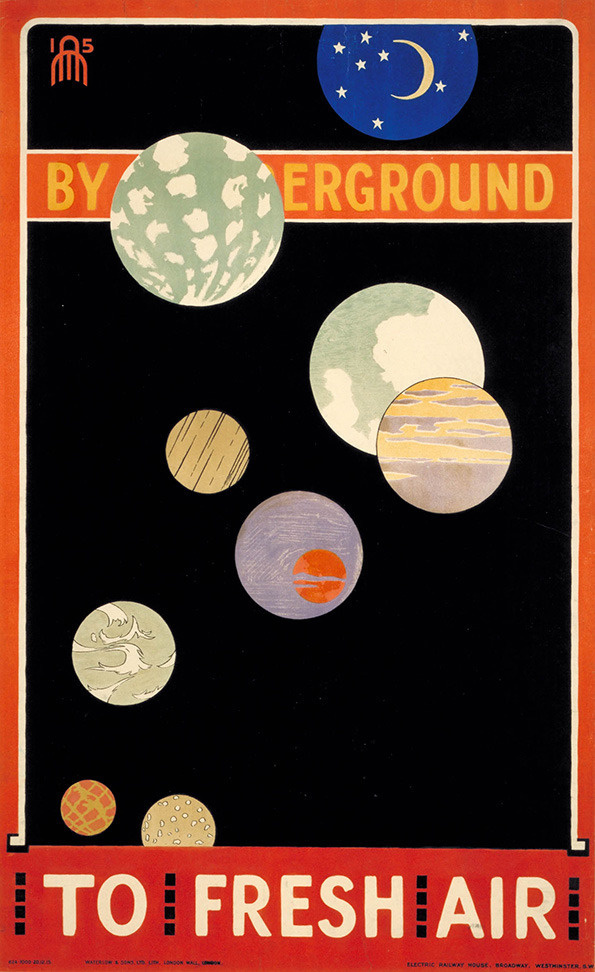 A Brief Pictorial History of the London Tube and Its Graphic Legacy | Brain Pickings #poster
