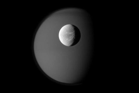 FFFFOUND! #dione #saturns #planet #moon