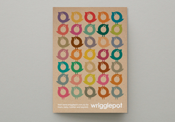 Wrigglepot Branding #repetition #illustration #colors #identity