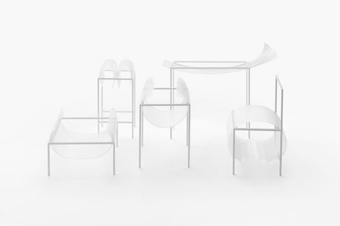 " Soft " Furniture Collection by Nendo - IPPINKA When you think of softness and comfort in furniture pieces, padded cushions or soft feathe