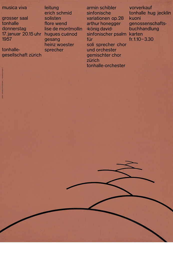 Josef Müller-Brockmann MUSICA VIVA LEITUNG ERICH SCHMID 1957 [ 127CM X 90CM ] via www.blanka.co.uk