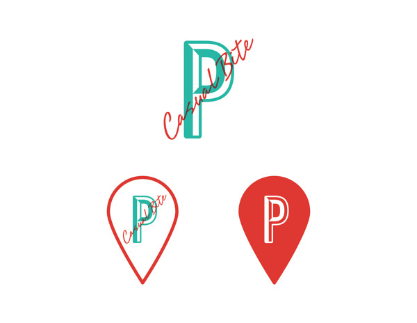 PAPAYA'S Casual Bite on Behance #foodtruck #red #branding #design #graphic #hotdogs #food #burgers #logo #fast #green