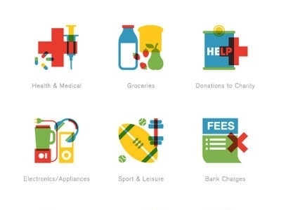 Dribbble - 22 Seven by R A D I O #illustration #vector #icons