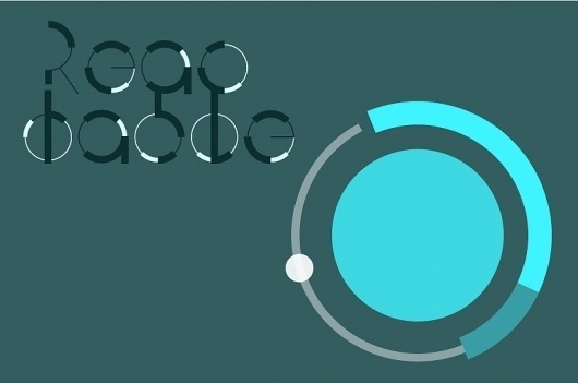 Reactable – Typo Playing | ANDREAS HOUMANN #type #design #graphic #minimalistic