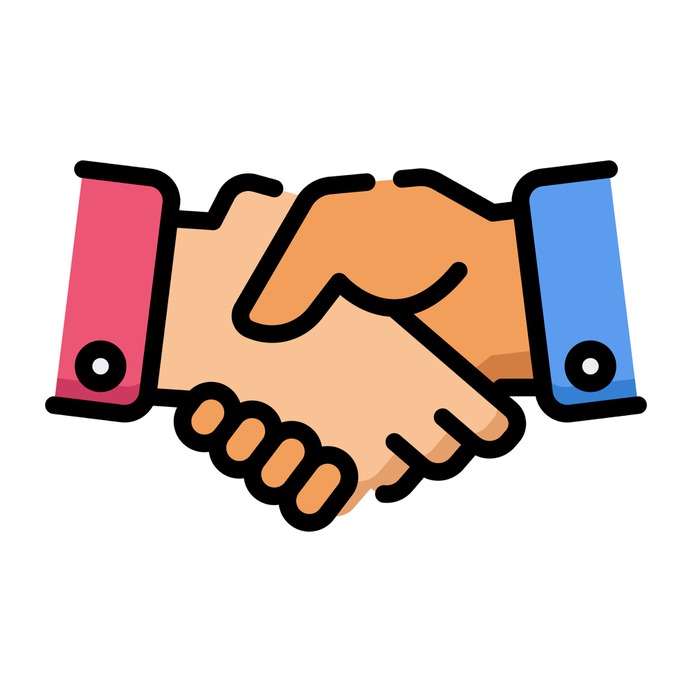 See more icon inspiration related to agreement, shake, business and finance, hands and gestures, handshake, hand shake, shake hands, gestures, hands and business on Flaticon.