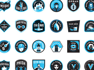 Vulture_badges_full_set #badge