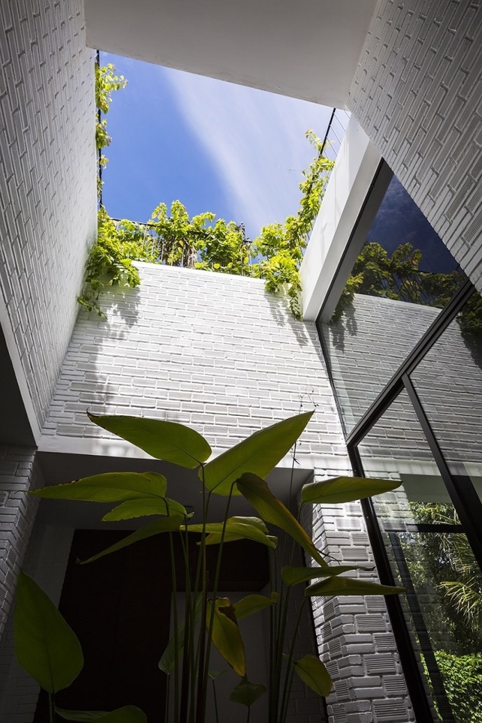 Rooftop Garden House with Cozy Interiors / VTN Architects