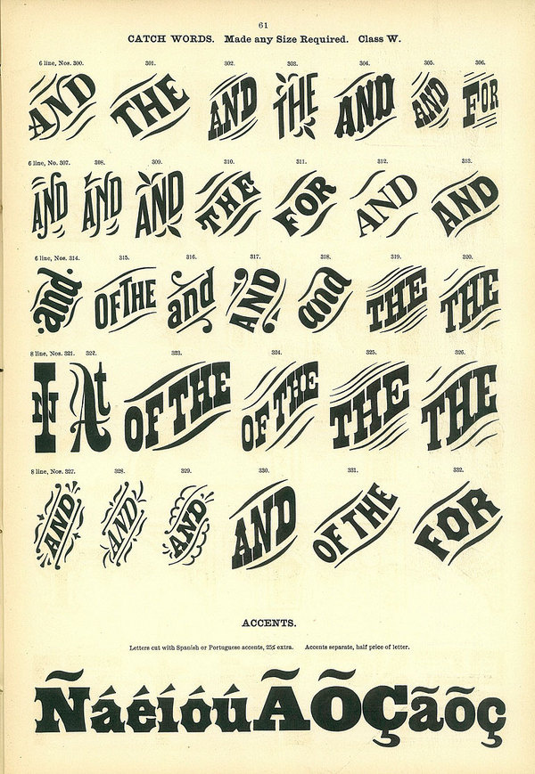 Catchwords #catchword #typography