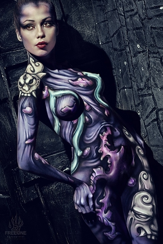 Fucking GOOD Ideas | FGIdeas.org - Part 3 #aerograph #body #painting