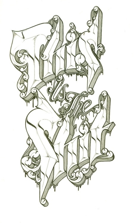 Typeverything.com - This is the Shit! by Caffa151. - Typeverything #lettering