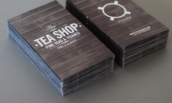 leolab / The TeaShop LS Tea Sommelier #print #layout #branding