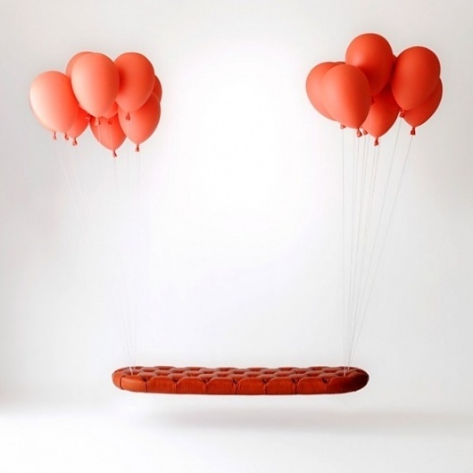 Balloon Bench - Defringe #balloon #photography
