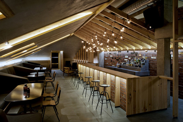ATTIC bar by Inblum Architects, Minsk Belarus hotels and restaurants #interior