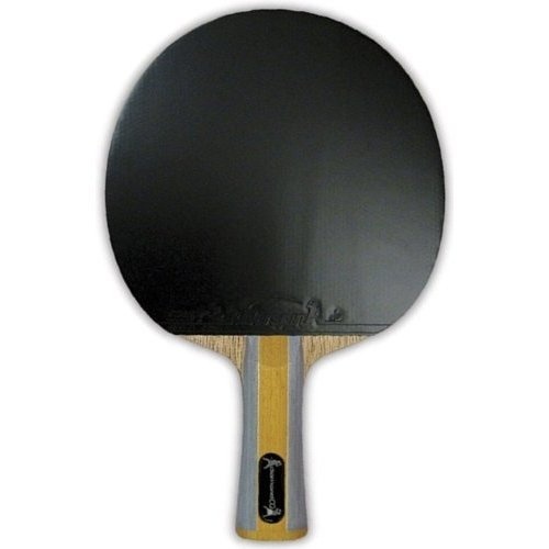 Amazon.com: Killerspin RTG Diamond CQ Table Tennis Racket BLACK WITH GRAY HANDLE 6X6.25 HEAD/3.875 FLARED HANDLE: Sports