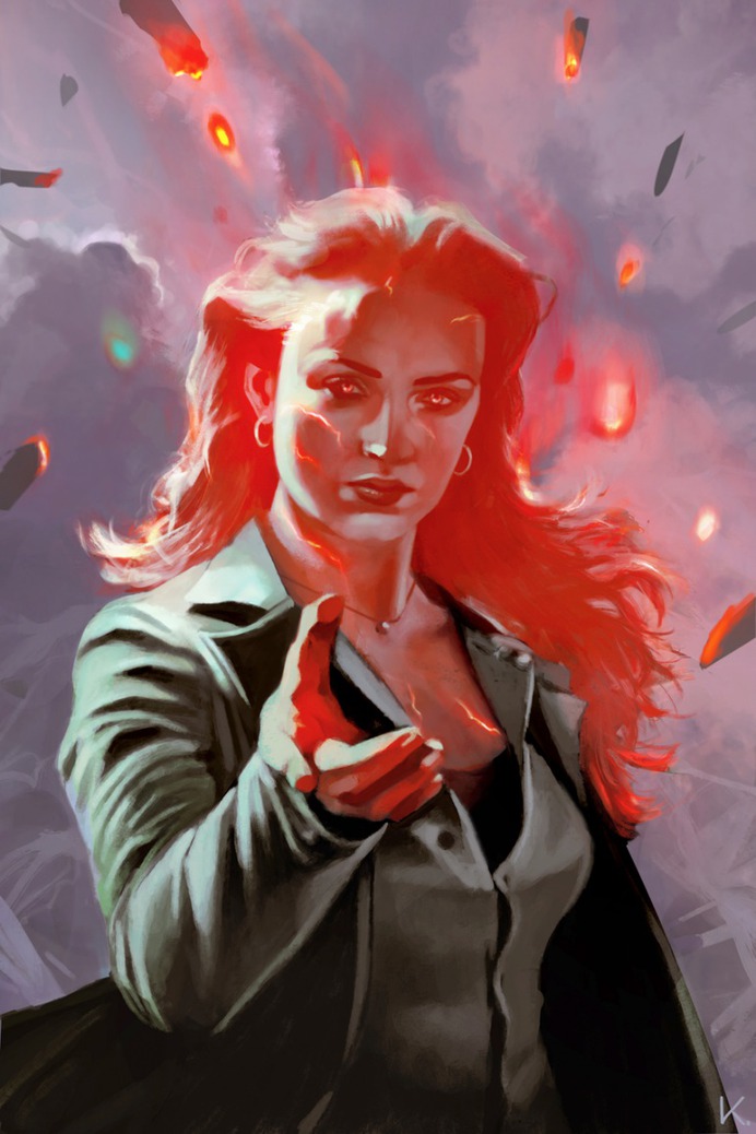 Sophie Turner as Dark Phoenix.