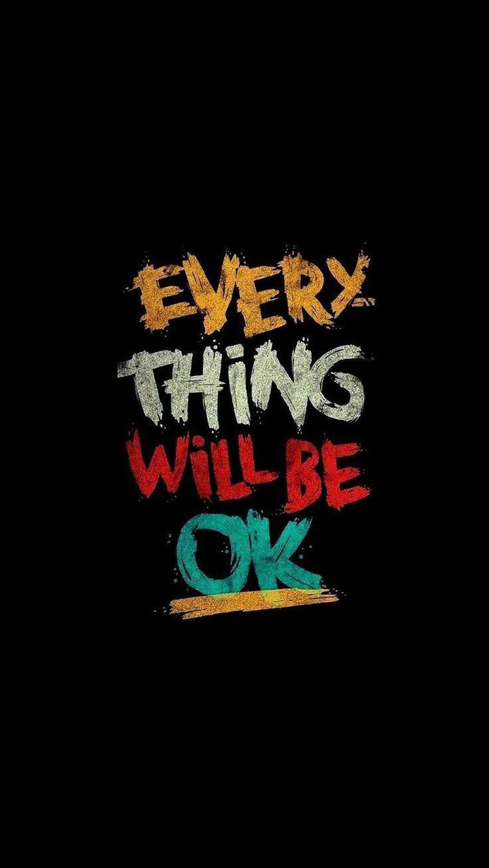Everything Will Be Ok – iPhone Wallpaper