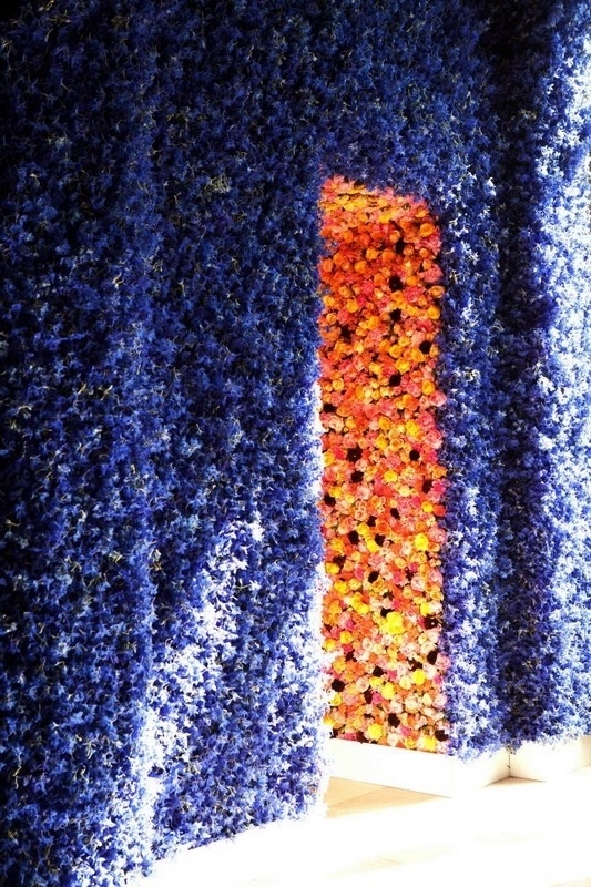 Color Art Show Fall-Winter 2012 for Christian Dior #flowers #s #art #show #fashion #raf #christian #dior