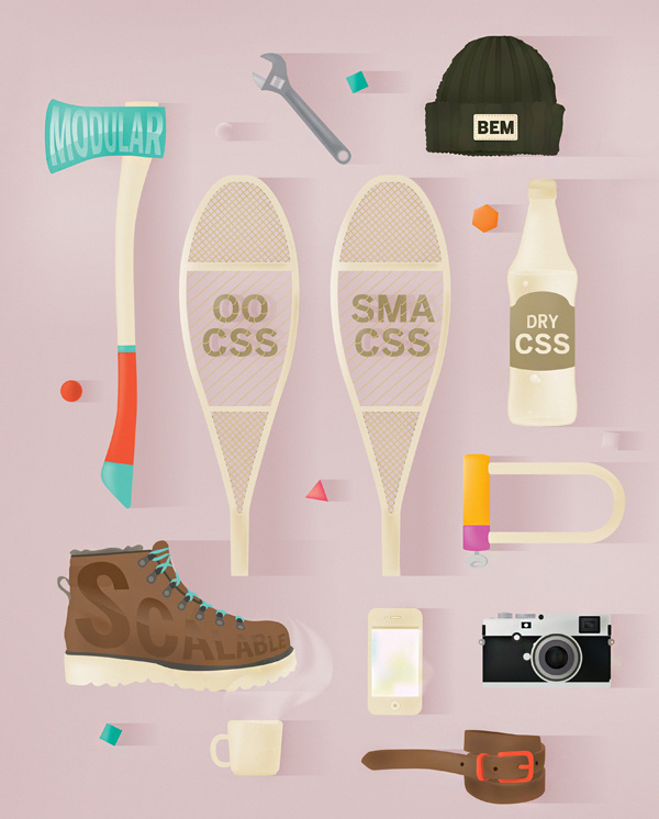 .NET MAGAZINE: MODULAR & SCALABLE CSS ILLUSTRATION #modular #css #oconnell #nation #digital #illustration #james #scalable