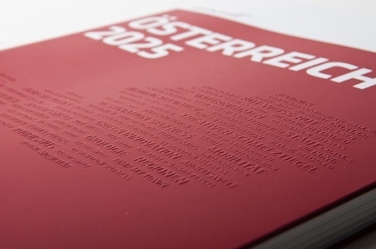 Ã–STERREICH 2025 Editorial and Information Design, 2010 #design #graphic #book