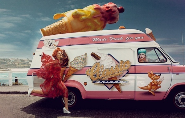 Beauty models Rachel Rutt and Seon photographed by Shxpir and styled by Lydia-Jane Saunders for the April edition of Harper's Bazaar C #fashion #photography #inspiration