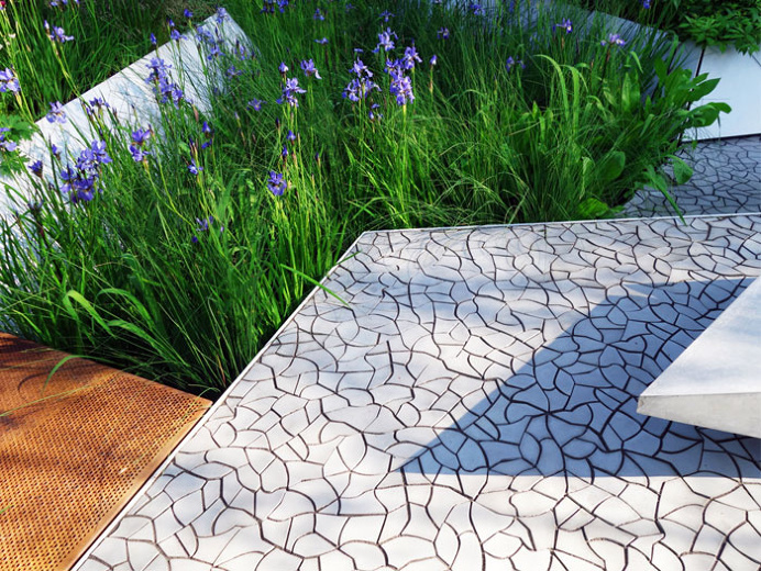 Cracked Earth Floor Tile for Hugo Bugg Landscapes - #outdoor, #architecture, #house, #landscaping, outdoor, architecture
