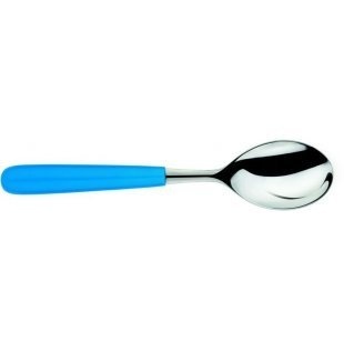 AGV28/1 AZ All Time, table spoon Alessi cutlery/flatware set #painted #half #hands