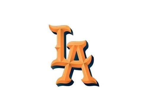 LA #la #typography
