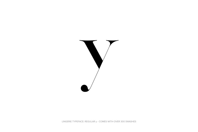Lingerie Typeface - The Most Advanced Typeface For Fashion And Luxury by Moshik Nadav Typography #Lingerie #Typeface #Fashion #FashionTypogr