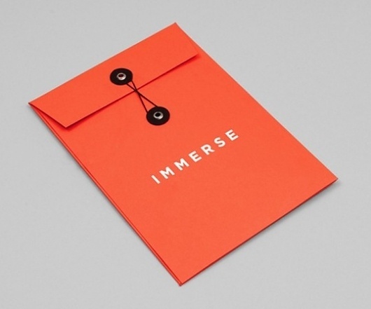 Immerse | Lovely Stationery #stationery #design #graphic #typography