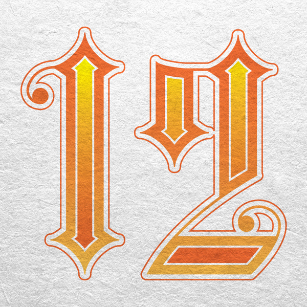 Numbers on Behance - C Lee https://www.behance.net/vectorpenman #numbers #colorful #color #gradient