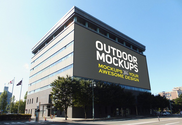 Outdoor panel on bulding mock up Free Psd. See more inspiration related to Mockup, Template, Web, Website, Advertising, Mock up, Templates, Website template, Outdoor, Mockups, Up, Panel, Bulding, Web template, Realistic, Real, Web templates, Mock ups, Mock and Ups on Freepik.