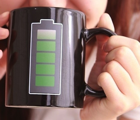 Battery Coffee Mug #gadget