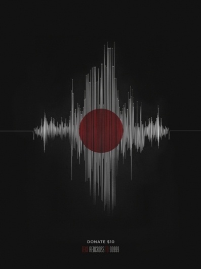 Japan RedCross Poster by Zac Neulieb #japan #red cross #help japan