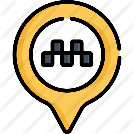 See more icon inspiration related to maps and location, map pointer, map point, map location, placeholder, taxi, pin, interface and signs on Flaticon.