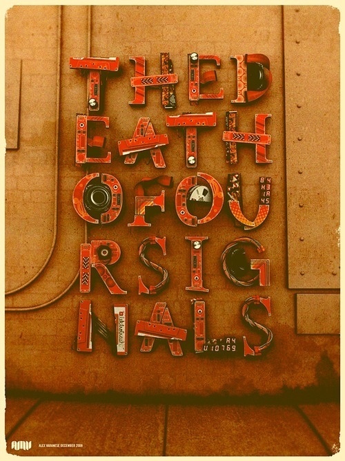 The death of our signals #design #typography