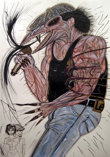 Abdul Vas - Brian Johnson | 5 Pieces Gallery - Contemporary Fine Arts & Photography #music #painting #artist #art