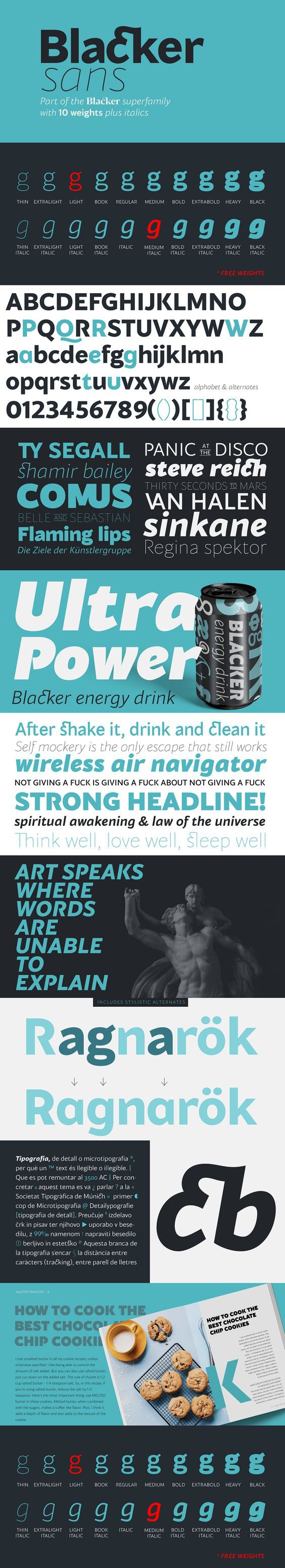 Blacker Sans – Download 2 Free Fonts