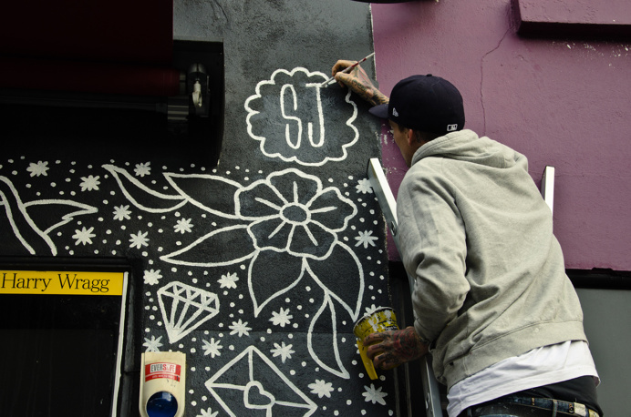 mural, tattoo, flash, steen jones
