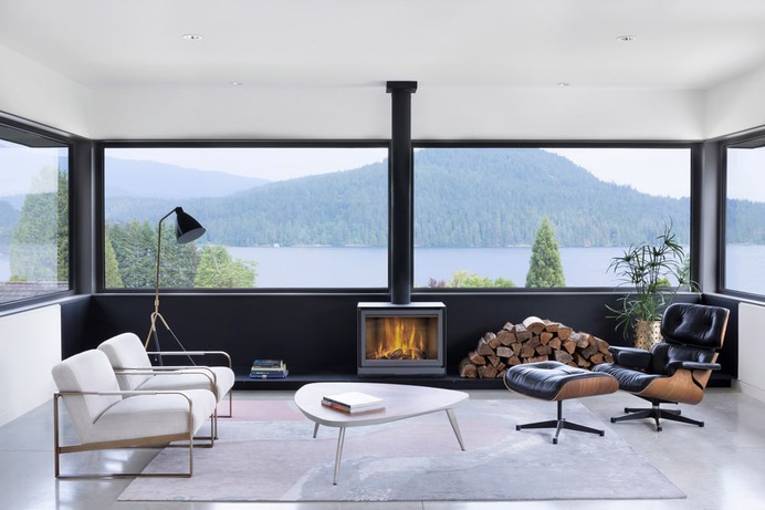 living room by D'Arcy Jones Architects
