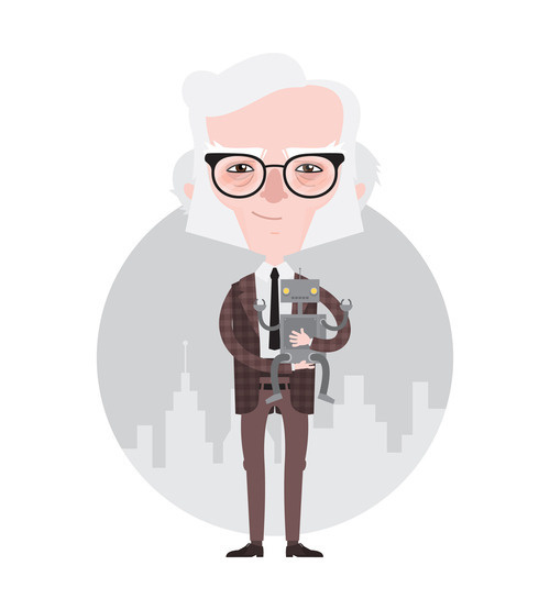 Isaac Asimov #city #robot