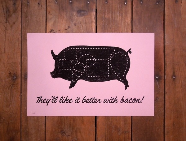 Human Shaped Robot #robot #pig #human #shaped #bacon