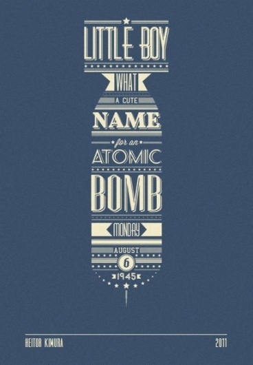 Heitor Kimura #boy #heitor #little #kimura #poster #bomb #typography