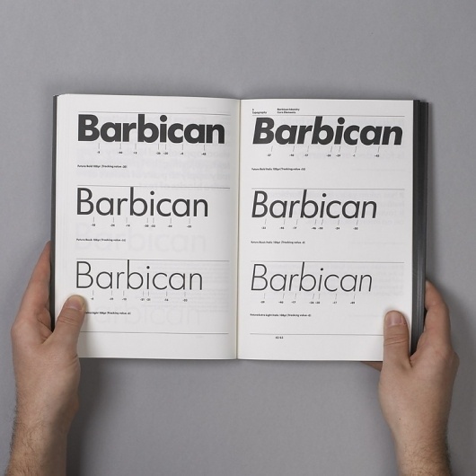 SI Classics: North × Barbican | September Industry #branding #guide #guidelines #corporate #style